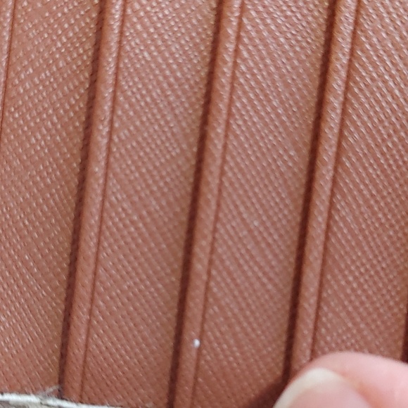 NWT Fossil Madison Tab Clutch Wallet Leather Trim - Picture 11 of 12